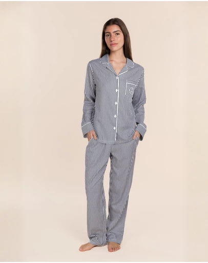 Gingerlilly - Rebecca Judd x Gingerlilly Susanna Cotton Long PJ Set