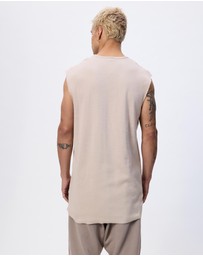 Surrounded By Ghosts - The Tetradymite Rib Knit Muscle T-Shirt