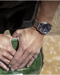 Nixon - Sentry Solar Stainless Steel