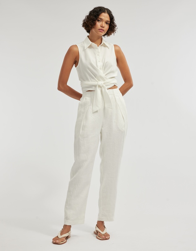Amelius - Naomi Wrap Crop Shirt