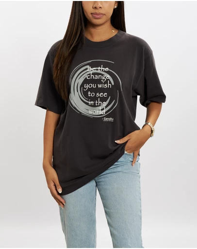 Vintage by The Real Deal - Pre Loved - 90s Gandhi Tee