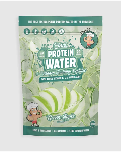 Macro Mike - Plant Protein Water Green Apple