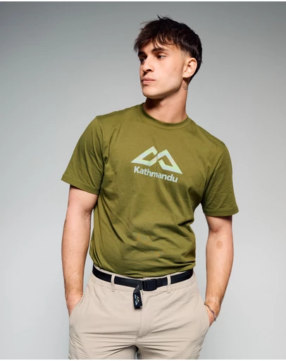 Kathmandu - Logo Fill Organic Cotton Tee