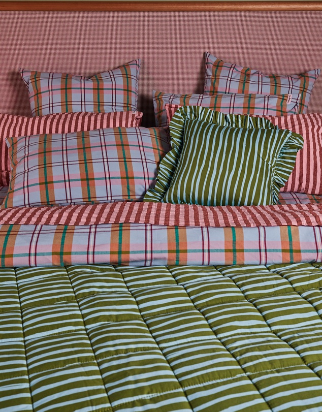 Mosey Me - Confetti Plaid Flat Sheet