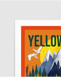 Olive et Oriel - Yellowstone National Park by The Whiskey Ginger Art Print