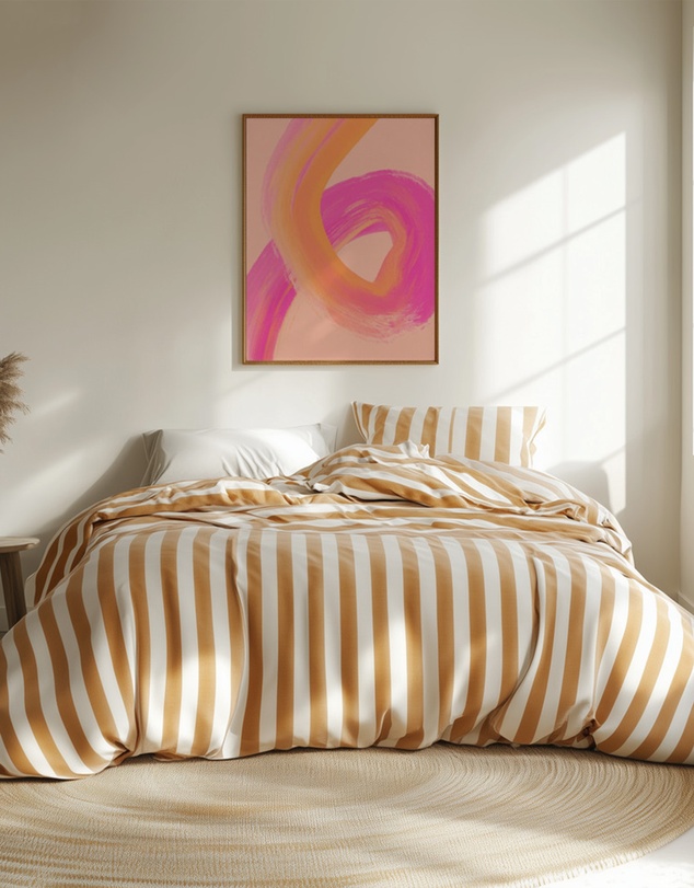 Olive et Oriel - Color Strokes No 13 by Treechild Art Print