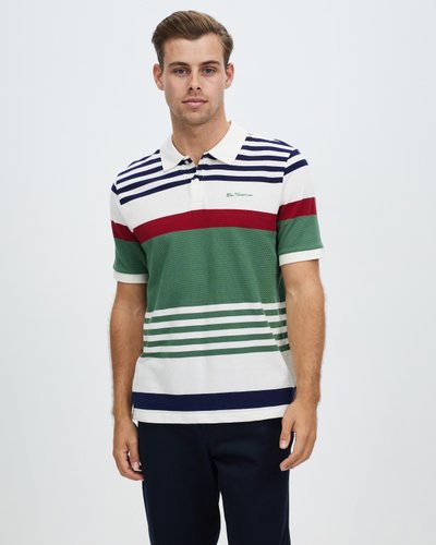 Engineered Stripe Polo