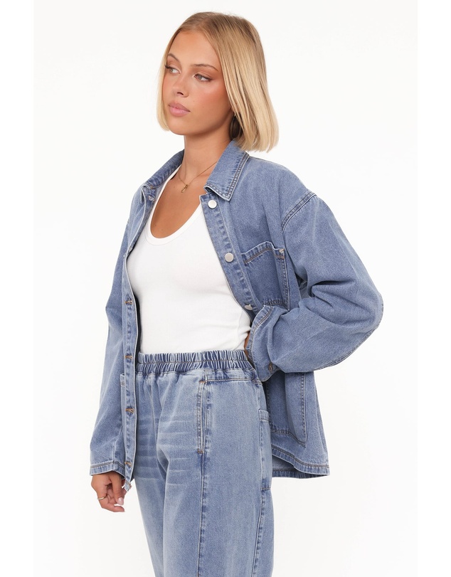 Petal & Pup - Remy Denim Utility Jacket - Medium Wash
