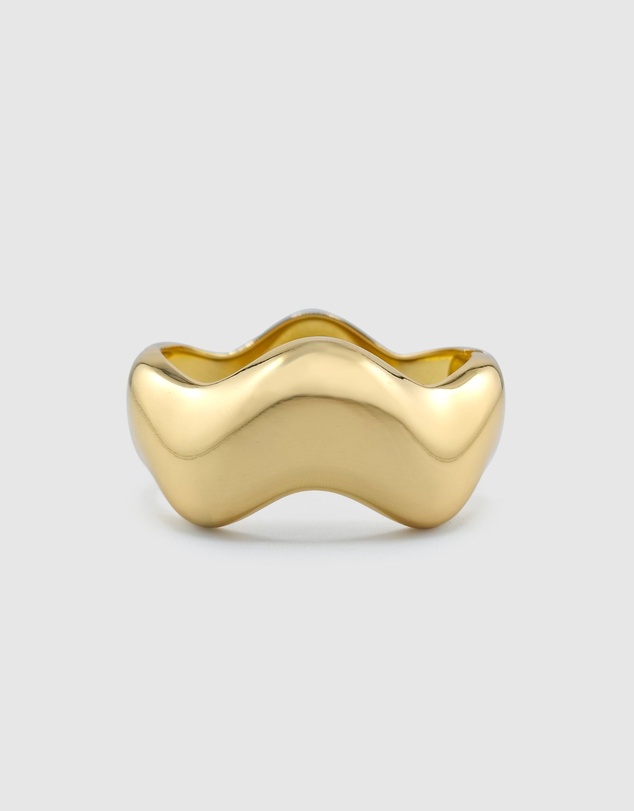 Izoa - Abby Wave Bracelet Cuff