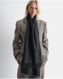 & Other Stories - Cashmere-Blend Fringed Blanket Scarf