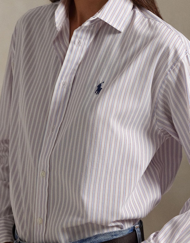 Polo Ralph Lauren - Relaxed Fit Striped Cotton Shirt - The ICONIC Exclusive