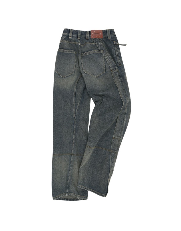 Andersson Bell - Twisted Zip Pocket Jeans