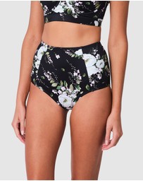 UNE PIECE - Never Say Never High-Waisted Bikini Bottom