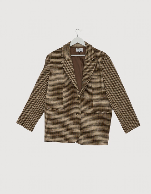 Revibe - Repaired Minima Esenciales Desi Wool Blazer - AU 14