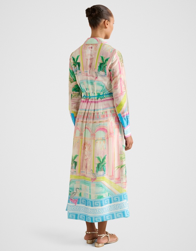 Forever New - Abbey Printed Shirt Midi Dress