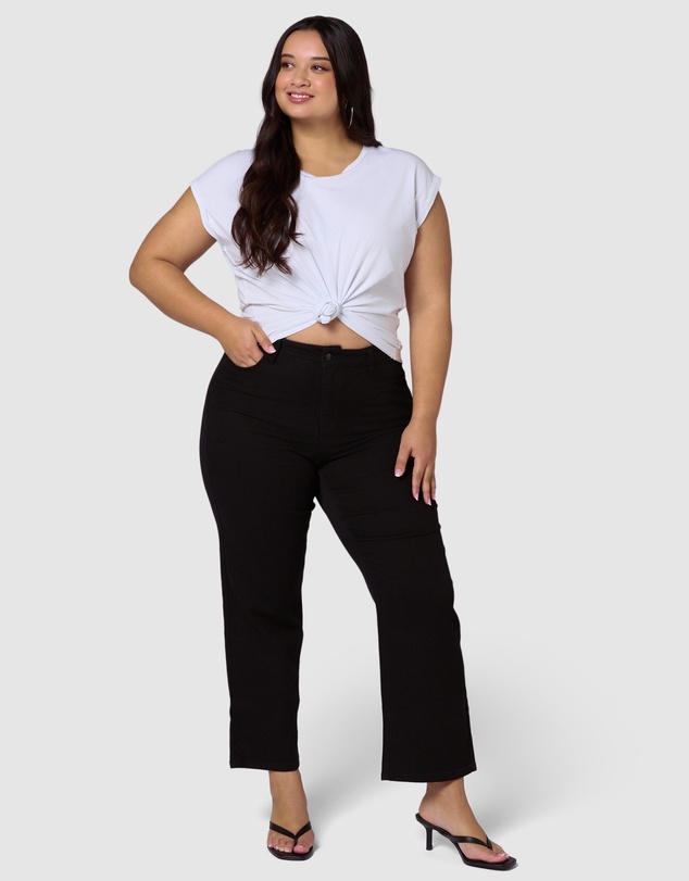 Indigo Tonic - Mia Crop Straight Leg Jean