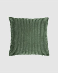 Bambury - Channel Square Cushion Juniper