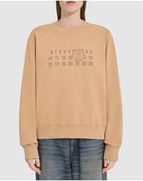 MM6 Maison Margiela - Numerical Print Sweatshirt