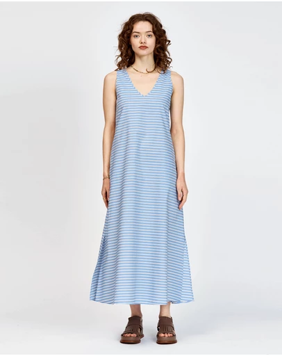 bul - Vida Dress Blue Stripe