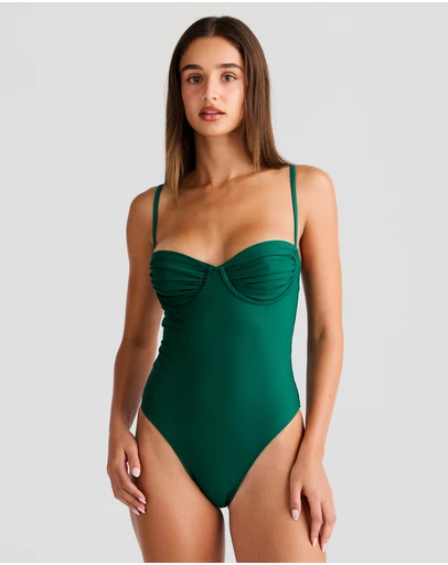 Vacay Swimwear - Paros One Piece Emerald