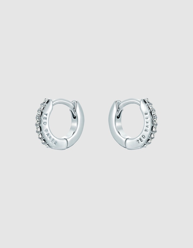 Ted Baker - HETTIE: Crystal Hoop Earrings (10mm)