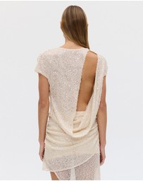 Third Form - Nightfall Drape Back Top