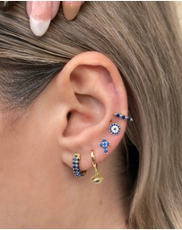 Izoa - Chelsea Mini Huggie Earrings