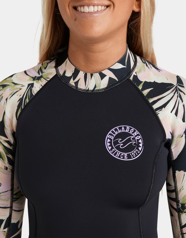 Billabong - Womens 2/2mm Spring Fever Natural Long Sleeve Springsuit
