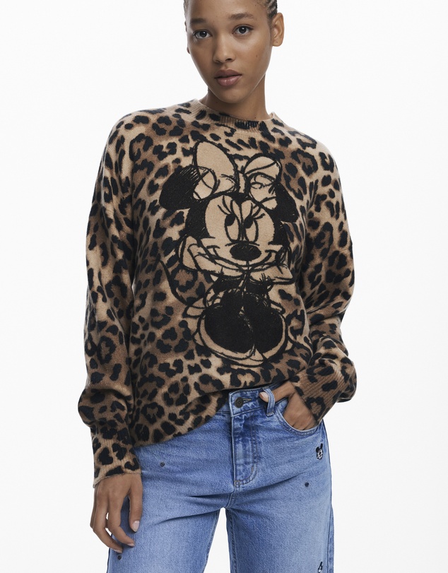 Desigual - Minnie™ animal print sweater