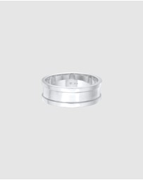 Kuzzoi - ICONIC EXCLUSIVE - Ring Men Band Ring Masculine Timeless in 925 Sterling Silver
