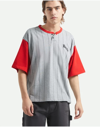 Brixton - Boxy Baseball 1/2 Sleeve Tee