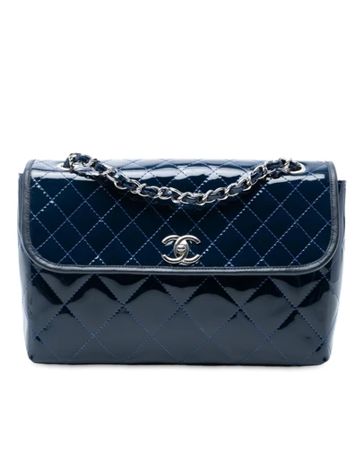 Pre-Loved by Azura Reborn - Pre-Loved Quilted Patent In The Business Flap