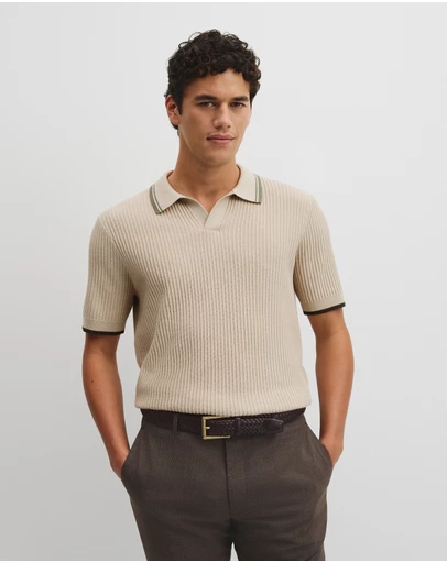 Country Road - Australian Good Earth Cotton Tapered Trophy Polo