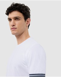 Politix - Curtis Travel Striped Pique Tee