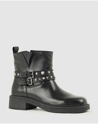 Edward Meller - WAVERLY Ankle Boot with Studded Straps