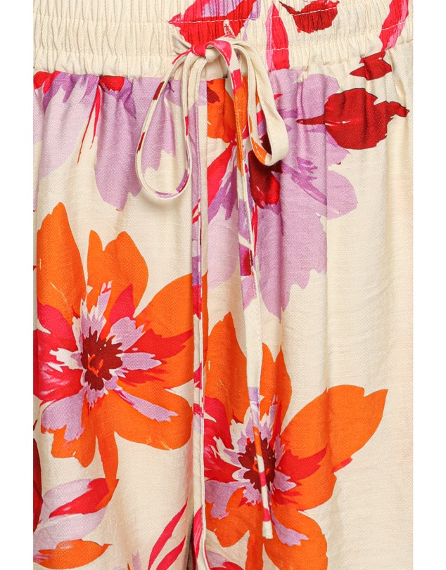 Petal & Pup - Adriane Shorts - Orange Pink Floral