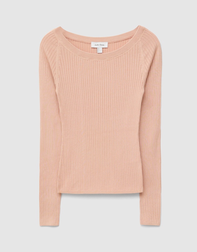 & Other Stories - Boat-Neck Rib-Knit Top