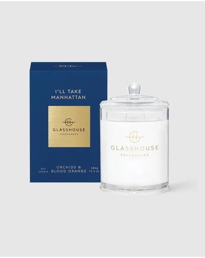 Glasshouse Fragrances - I'll Take Manhattan 380g Soy Candle