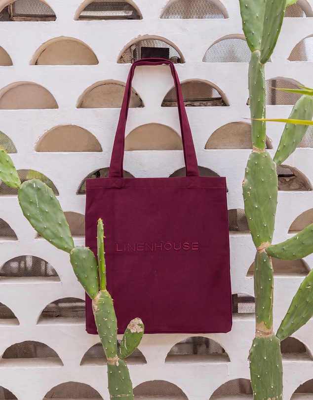 Linen House - Linen House Embroidered Tote Bag