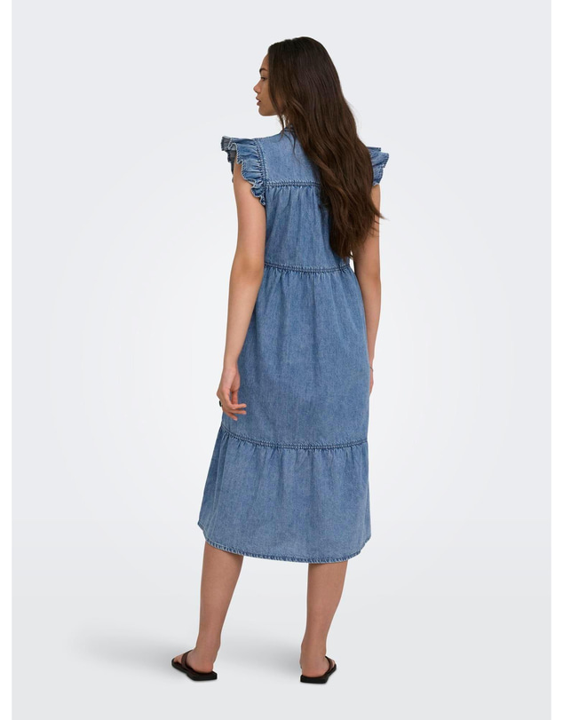 ONLY - Shania Frill Denim Dress