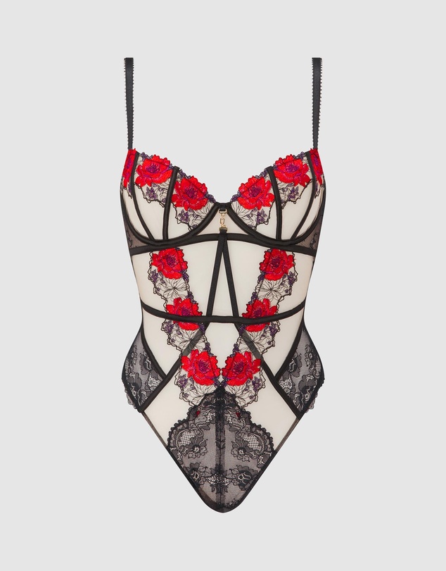Ann Summers - Caged Rose Non-Padded Body