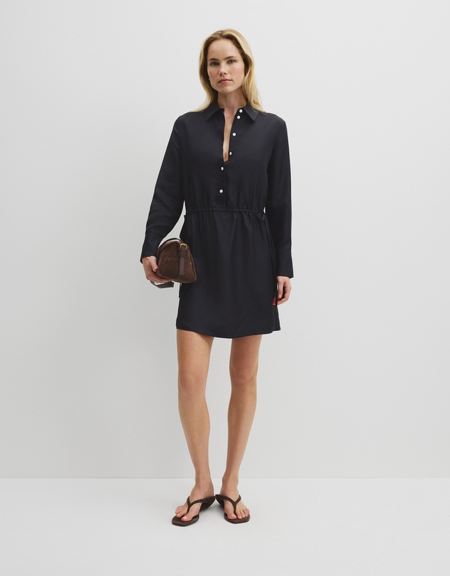 Country Road - Silk Gathered Mini Dress