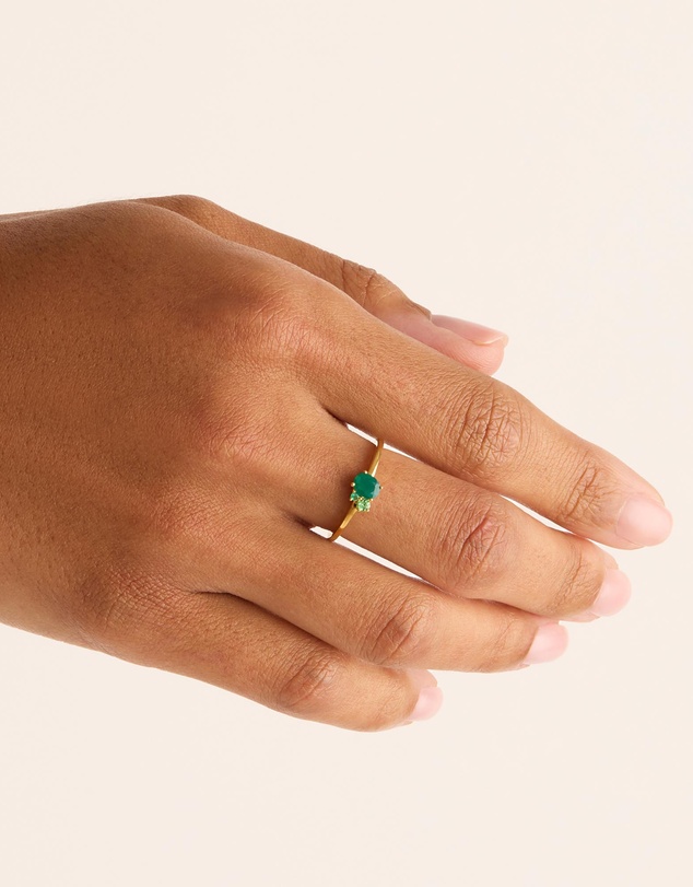 By Charlotte - Gold Kindred May Ring