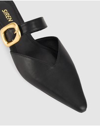 Siren - Allegra Close Toe Buckle Slide