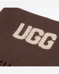 Ozwear Connection Uggs - Ugg Logo Cashmere Aus Wool Woven Scarf