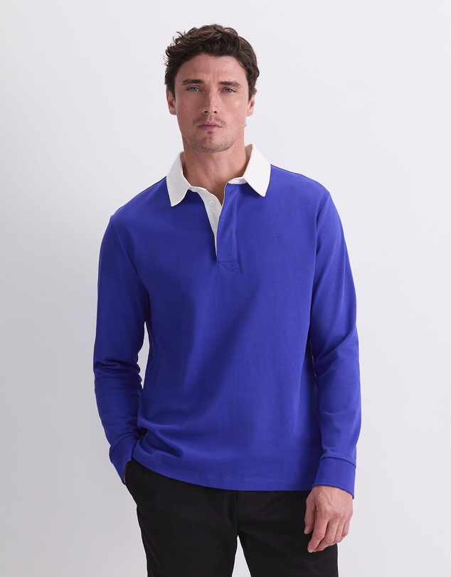 Sportscraft - Long Sleeve Rugby Polo
