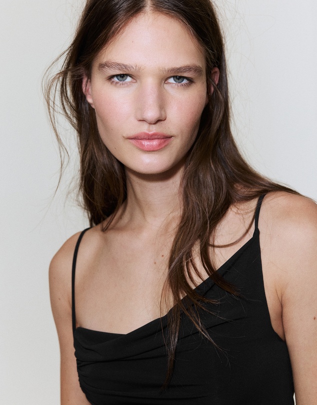 M.N.G - Asymmetrical Pleated Dress