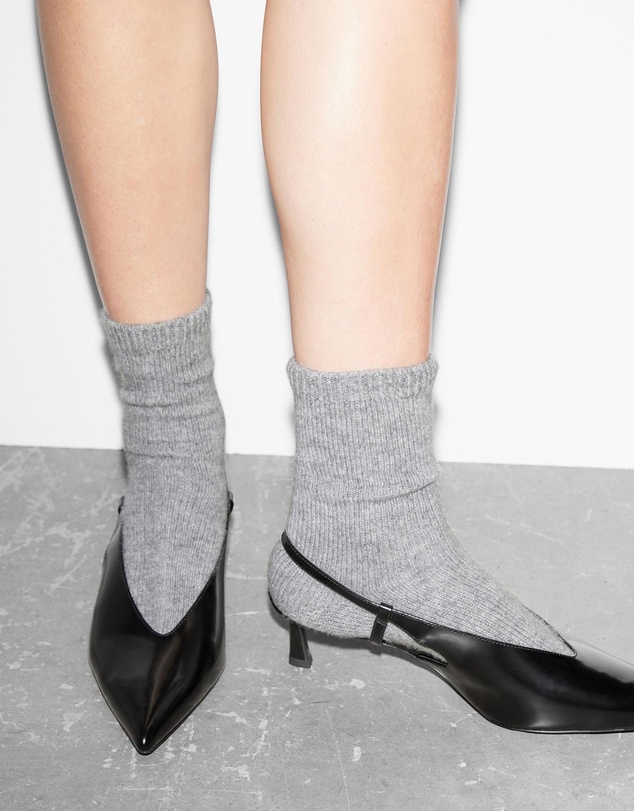 & Other Stories - Classic Leather Slingback Pumps