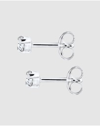 Elli Jewelry - Earrings 925 Silver Classic with Crystals