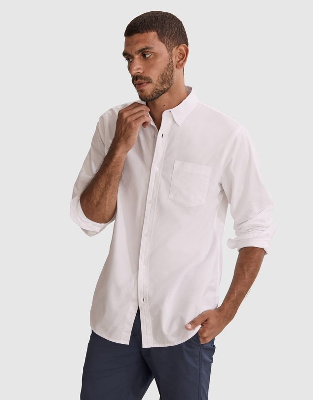 Country Road - Regular Fit Washed Oxford Shirt
